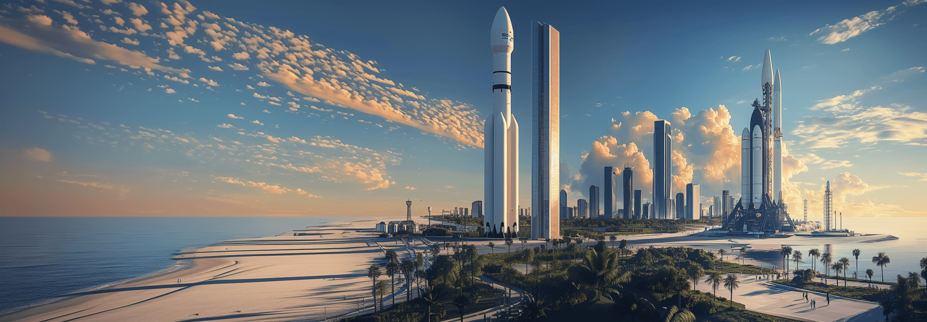 What a Spaceport Acceleration Zone could look like.